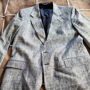 Vintage raw silk blazer